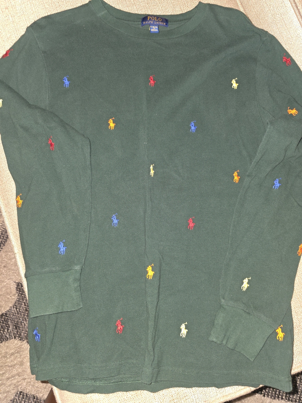 Green Polo Ralph Lauren Sweatshirt